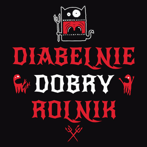 Diabelnie Dobry Rolnik - Męska Koszulka Czarna