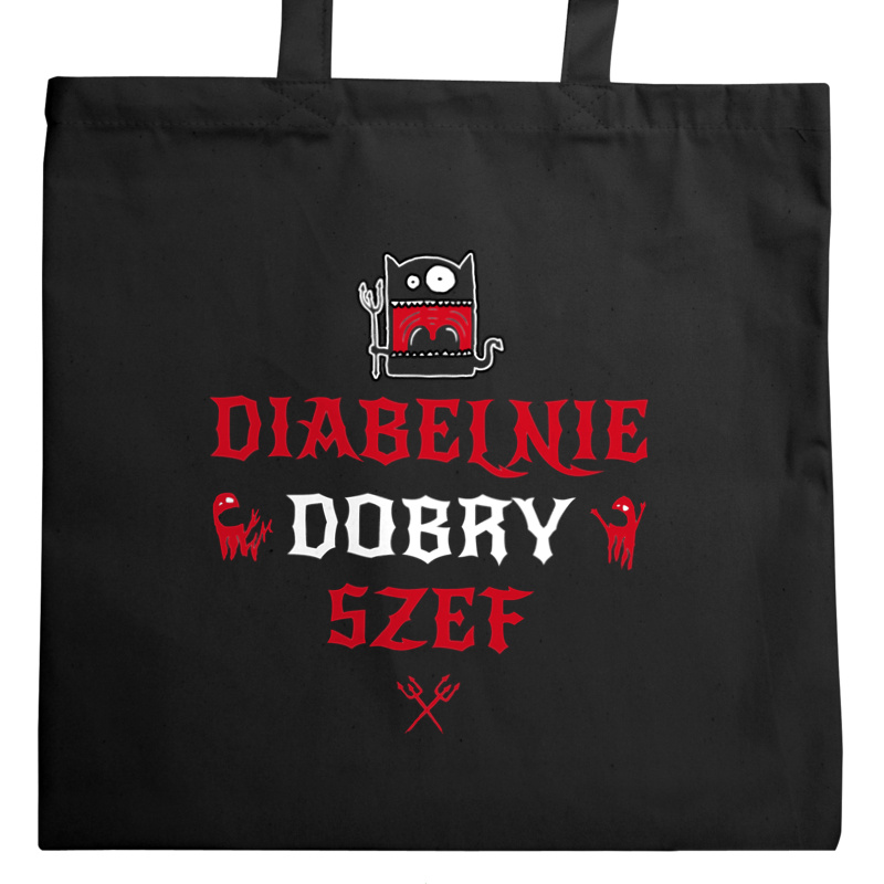 Diabelnie Dobry Szef - Torba Na Zakupy Czarna