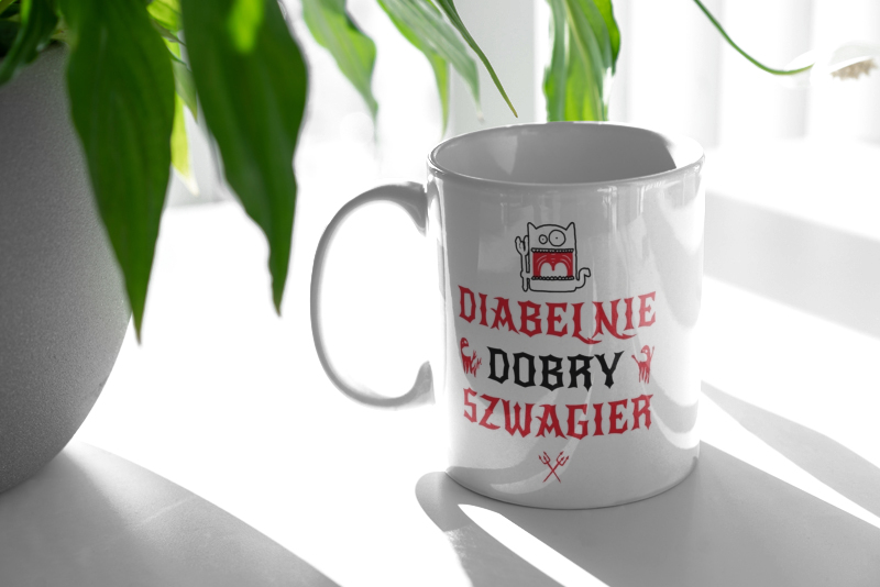 Diabelnie Dobry Szwagier - Kubek Biały