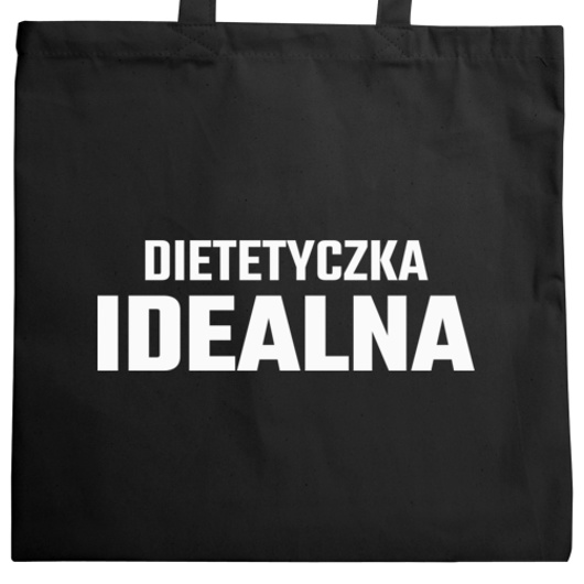 Dietetyczka Idealna - Torba Na Zakupy Czarna