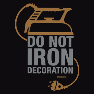 Do not Iron Decoration - Męska Bluza Czarna