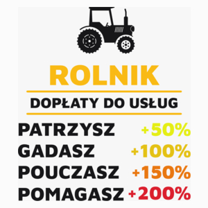 Dopłaty Do Usług Rolnik - Poduszka Biała