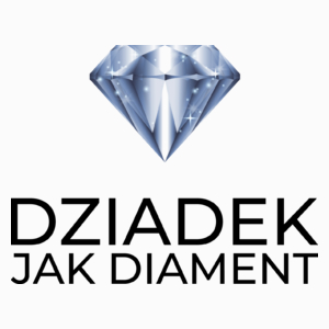 Dziadek Jak Diament - Poduszka Biała