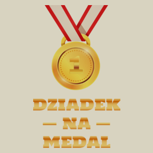 Dziadek Na Medal - Torba Na Zakupy Natural