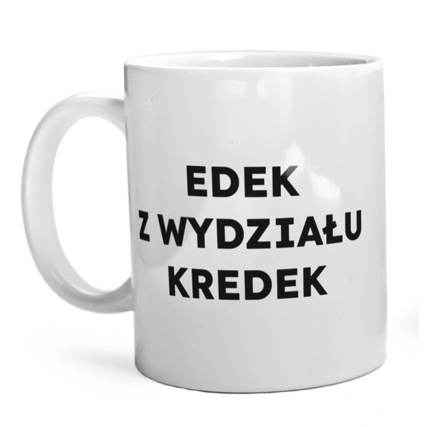 EDEK Z WYDZIAŁU KREDEK  - Kubek Biały