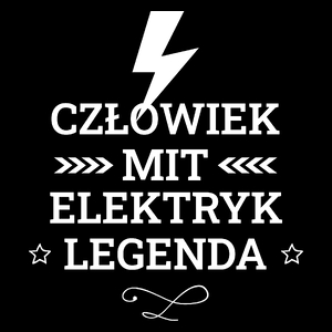 Elektryk Mit Legenda Człowiek - Torba Na Zakupy Czarna