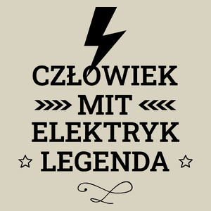 Elektryk Mit Legenda Człowiek - Torba Na Zakupy Natural