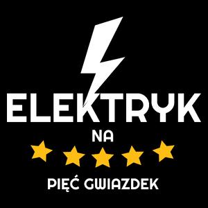 Elektryk Na 5 Gwiazdek - Torba Na Zakupy Czarna