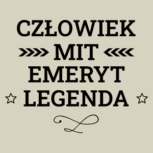 Emeryt Mit Legenda Człowiek - Torba Na Zakupy Natural