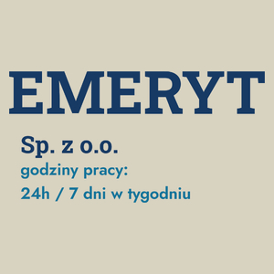 Emeryt Sp. Z O.o. Godziny Pracy - Torba Na Zakupy Natural