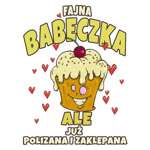 Fajna Babeczka Walentynki - Kubek Biały