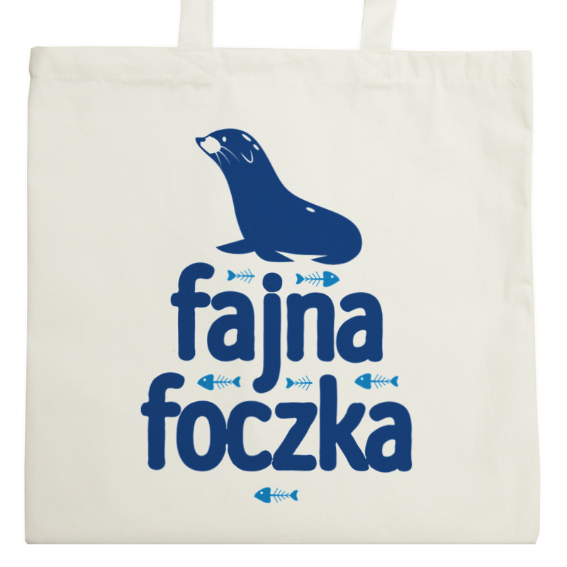 Fajna Foczka - Torba Na Zakupy Natural