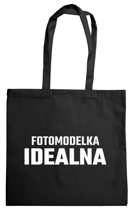 Fotomodelka Idealna - Torba Na Zakupy Czarna