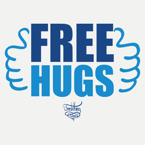 Free Hugs - Damska Koszulka Biała