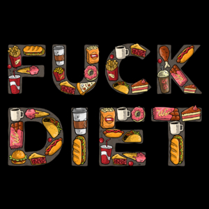 Fuck Diet - Torba Na Zakupy Czarna