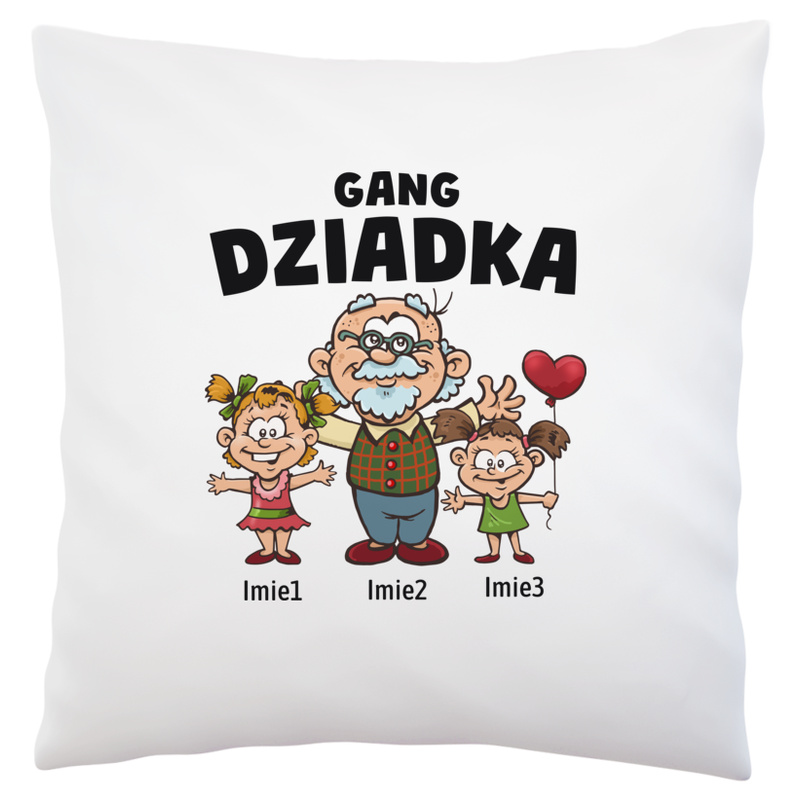 Gang Dziadka Dwie Wnuczki  - Poduszka Biała