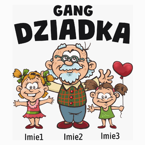 Gang Dziadka Dwie Wnuczki  - Poduszka Biała