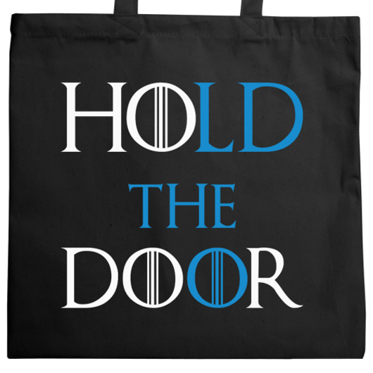 Hodor - Hold The Door - Torba Na Zakupy Czarna