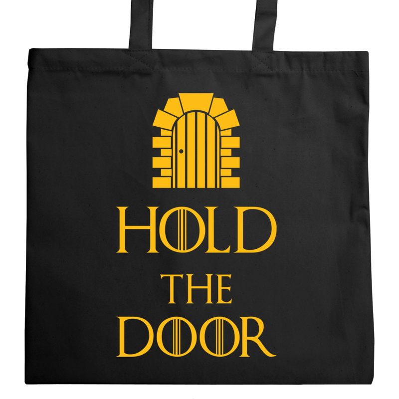 Hold The Door - Torba Na Zakupy Czarna