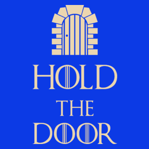 Hold The Door - Damska Koszulka Niebieska