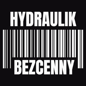 Hydraulik Bezcenny - Męska Koszulka Czarna