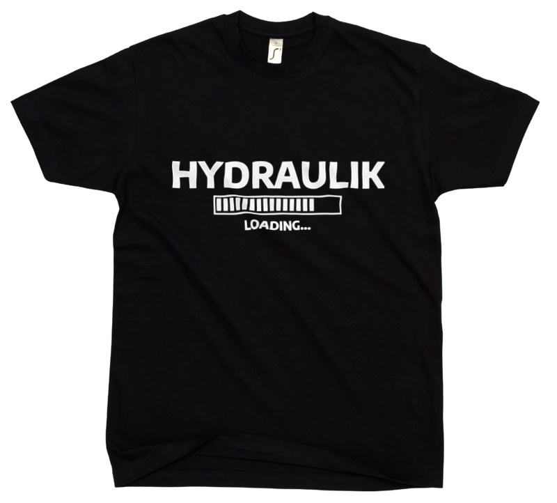 Hydraulik Loading - Męska Koszulka Czarna