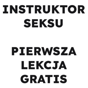 INSTRUKTOR SEKSU PIERWSZA LEKCJA GRATIS  - Kubek Biały