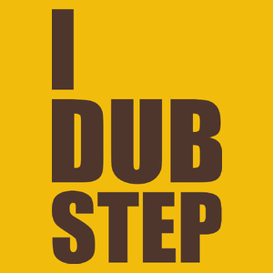 I Love Dub Step - Damska Koszulka Żółta