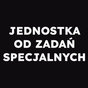 JEDNOSTKA OD ZADAŃ SPECJALNYCH  - Męska Bluza Czarna