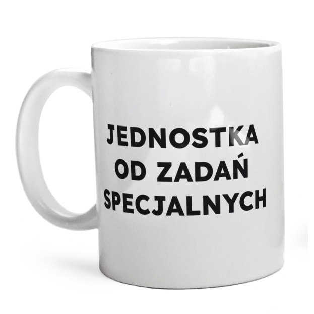 JEDNOSTKA OD ZADAŃ SPECJALNYCH  - Kubek Biały