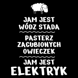 Jam Jest Elektryk Wódz Stada - Torba Na Zakupy Czarna