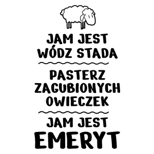 Jam Jest Emeryt Wódz Stada - Kubek Biały