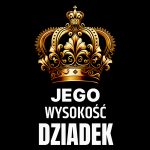 Jego Wysokość Dziadek - Torba Na Zakupy Czarna