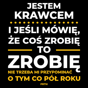 Jeśli Krawiec Mówi Że Zrobi, To Zrobi - Torba Na Zakupy Czarna