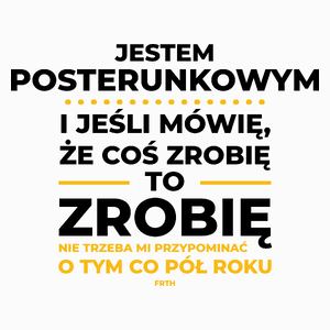 Jeśli Posterunkowy Mówi Że Zrobi, To Zrobi - Poduszka Biała