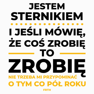 Jeśli Sternik Mówi Że Zrobi, To Zrobi - Poduszka Biała