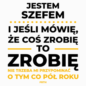 Jeśli Szef Kuchni Mówi Że Zrobi, To Zrobi - Poduszka Biała