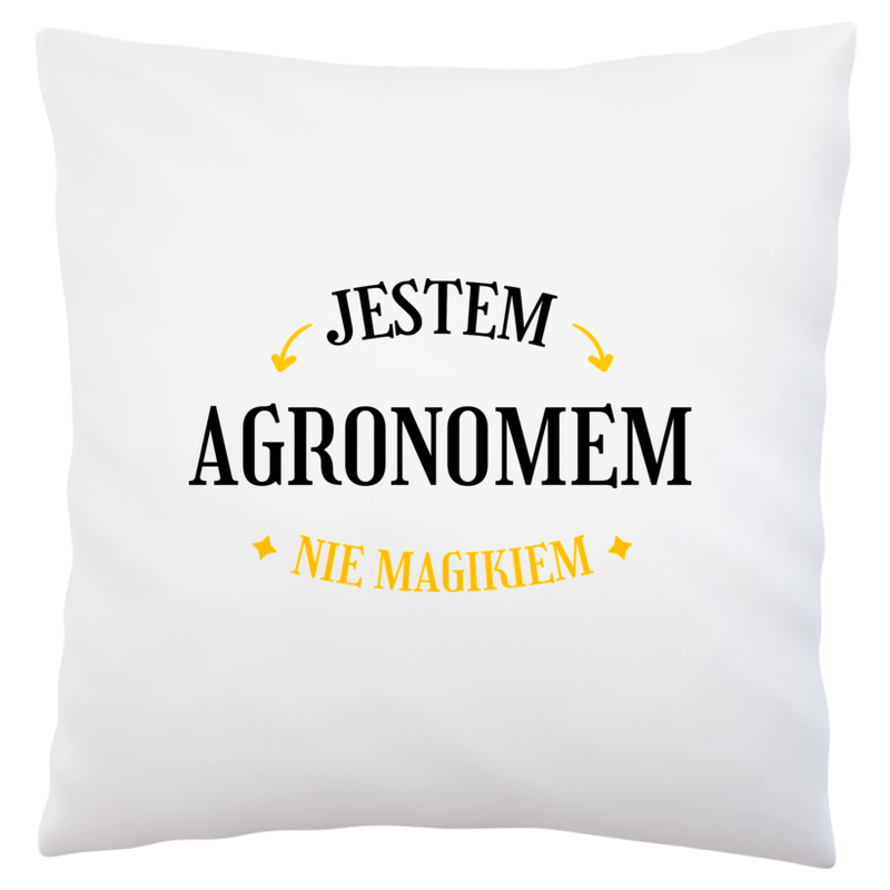 Jestem Agronomem Nie Magikiem - Poduszka Biała