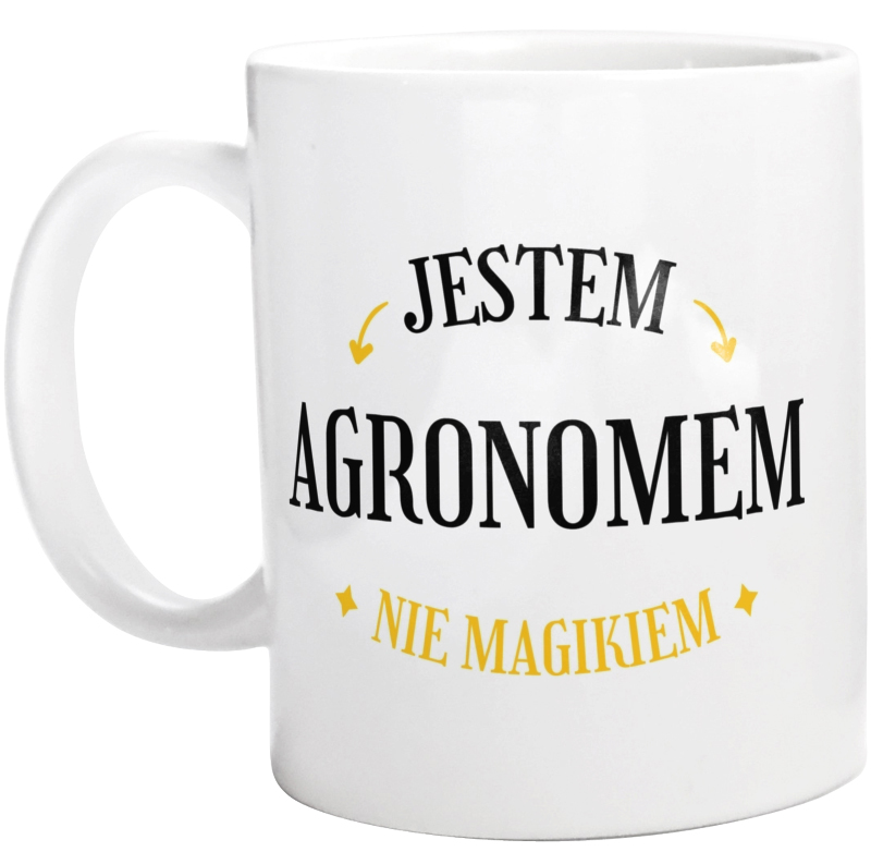 Jestem Agronomem Nie Magikiem - Kubek Biały