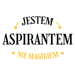 Jestem Aspirantem Nie Magikiem - Kubek Biały