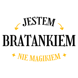 Jestem Bratankiem Nie Magikiem - Kubek Biały