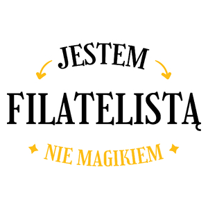 Jestem Filatelistą Nie Magikiem - Kubek Biały