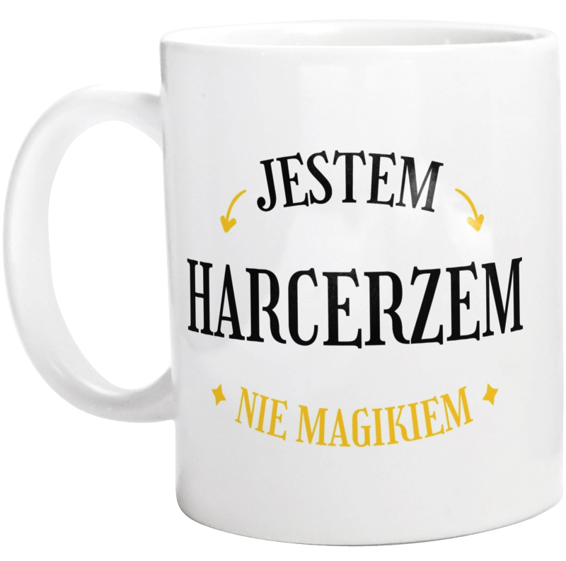 Jestem Harcerzem Nie Magikiem - Kubek Biały