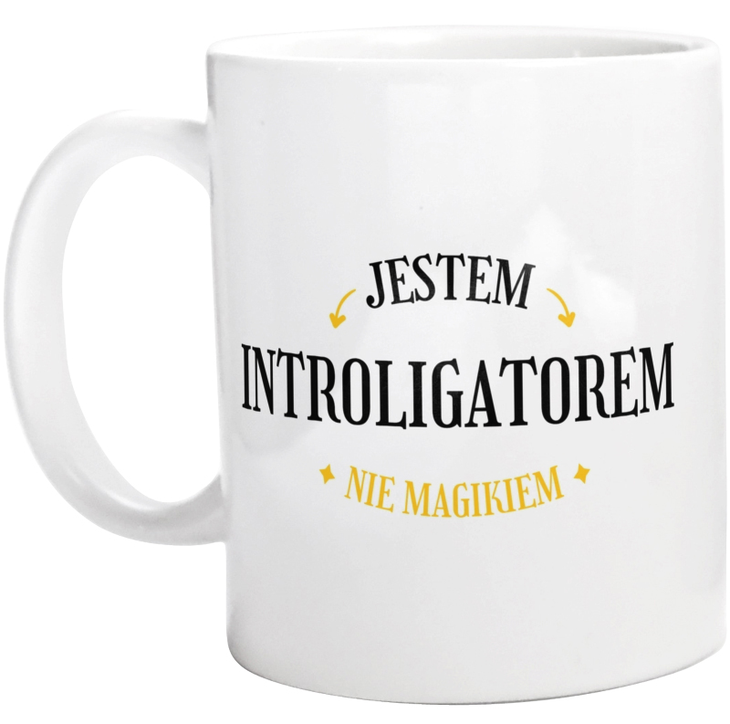 Jestem Introligatorem Nie Magikiem - Kubek Biały