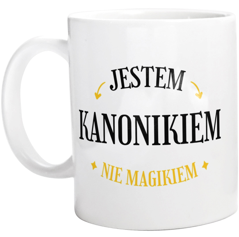 Jestem Kanonikiem Nie Magikiem - Kubek Biały