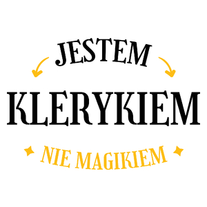 Jestem Klerykiem Nie Magikiem - Kubek Biały