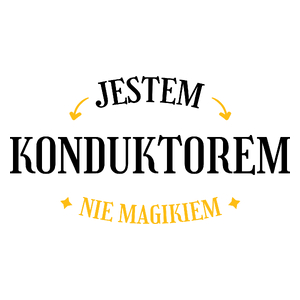 Jestem Konduktorem Nie Magikiem - Kubek Biały