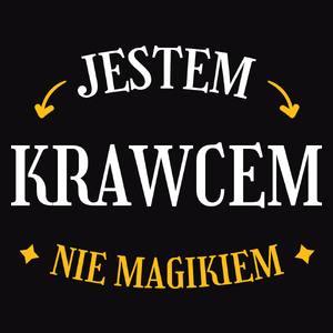 Jestem Krawcem Nie Magikiem - Męska Bluza Czarna