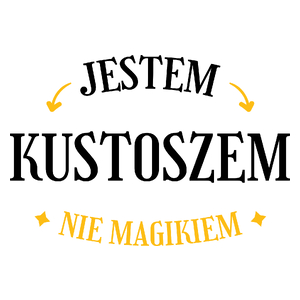 Jestem Kustoszem Nie Magikiem - Kubek Biały