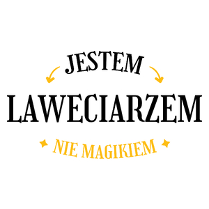 Jestem Laweciarzem Nie Magikiem - Kubek Biały